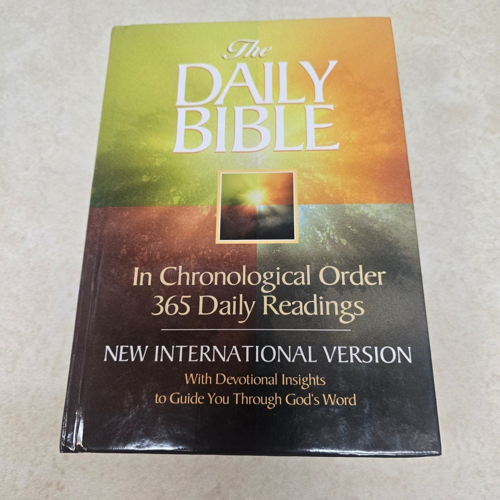 The Daily Bible‎ NIV Chronological Order 365 Daily Readings Guideposts Hardcover